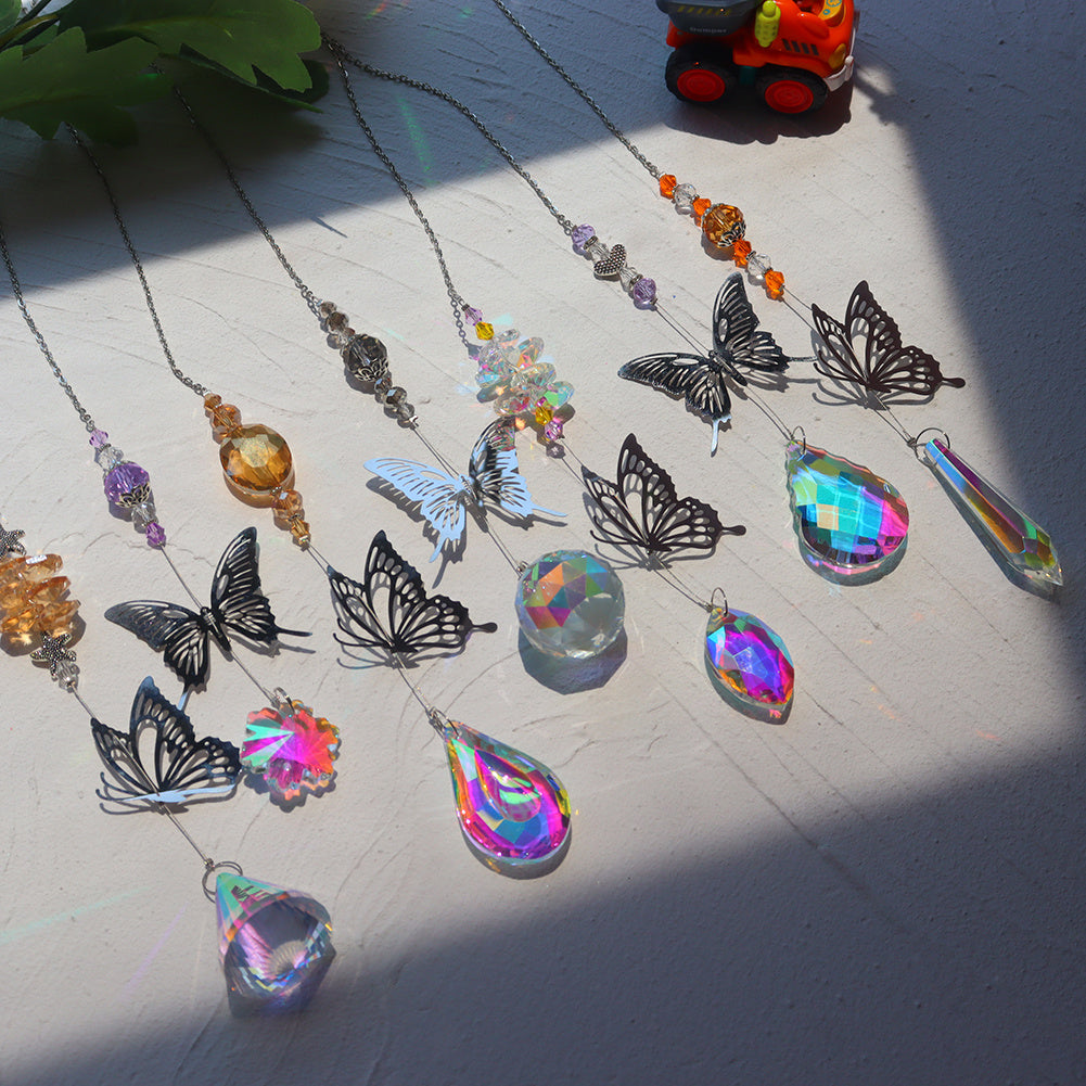 Crystal Wind Chime Sunlight Catching Sun Catchers Pendant