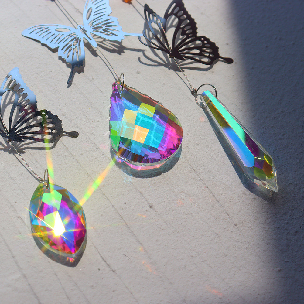 Crystal Wind Chime Sunlight Catching Sun Catchers Pendant