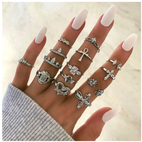 Diamond set ring jewelry