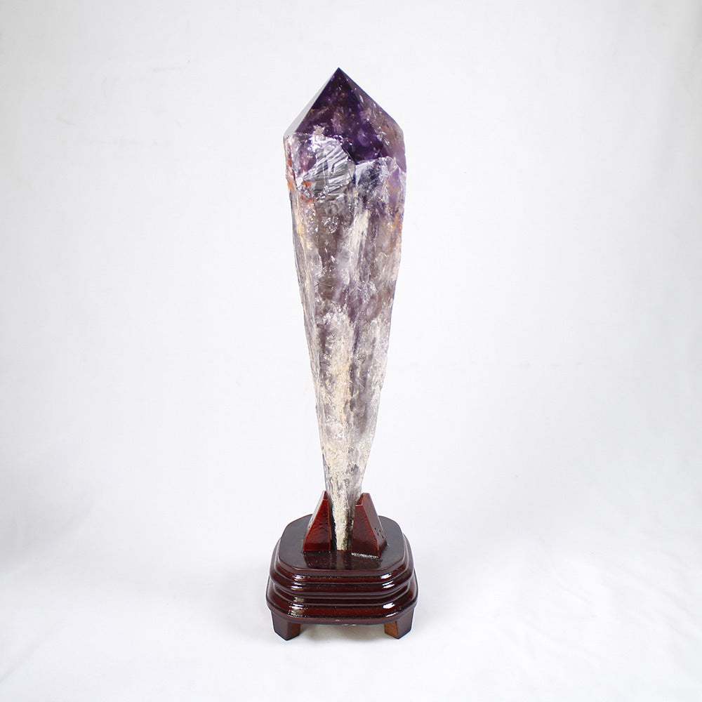 Natural Amethyst Backbone Scepter Ornaments