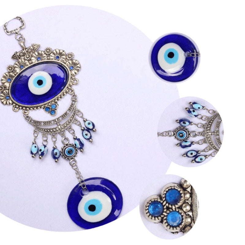 Blue Turkish Evil Eye Wall Ornaments Indoor Pendants