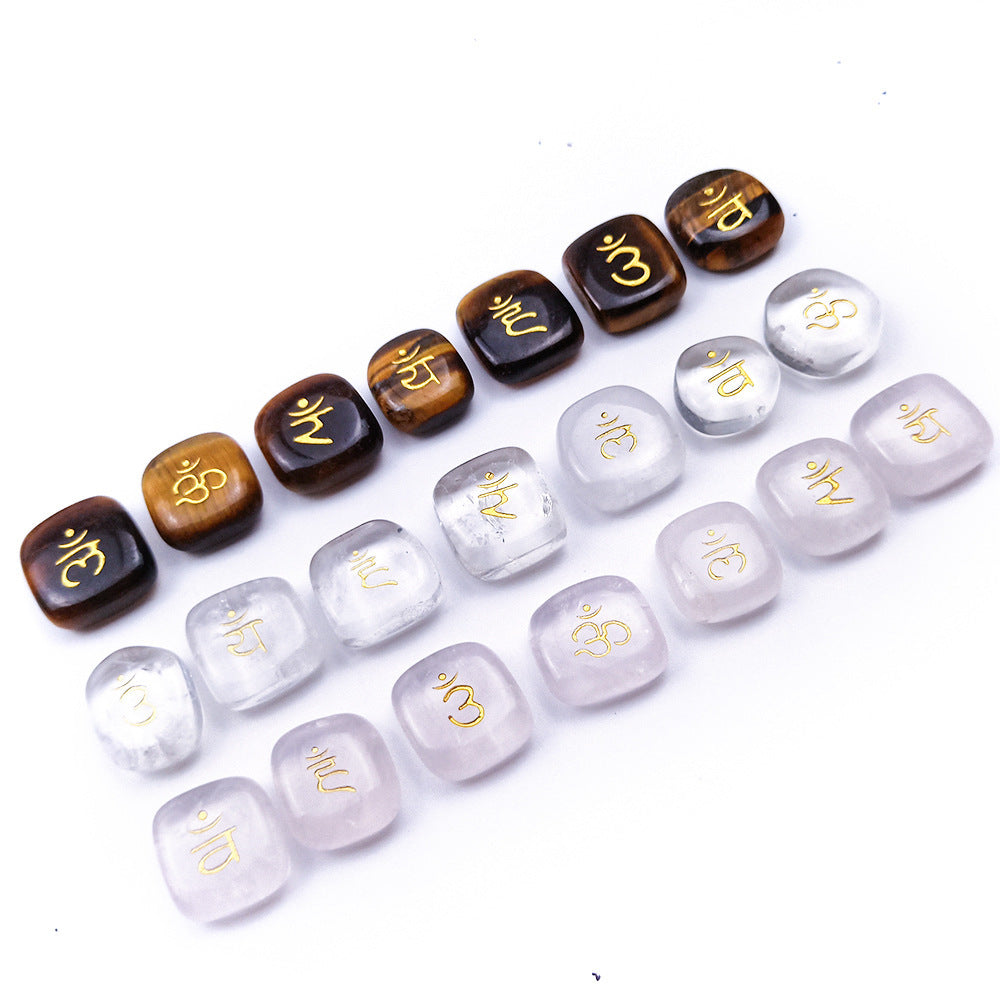 SEVEN CHAKRAS Chakra Symbol Stones Yoga