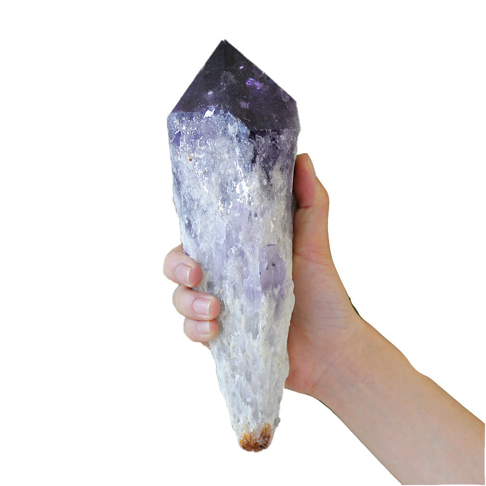 Natural Amethyst Backbone Scepter Ornaments