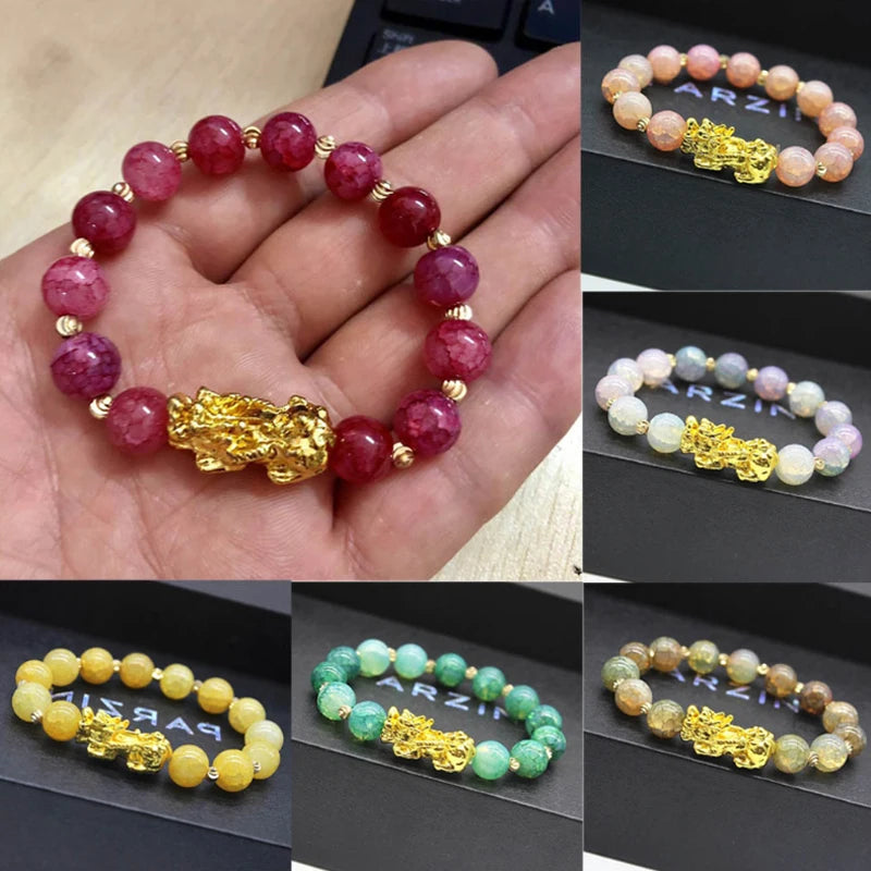 Good Fortune Chinese Lucky Charm Feng Shui Pi Yao Wealth Good Luck Bracelets Jewelry Lucky Unisex Bracelets