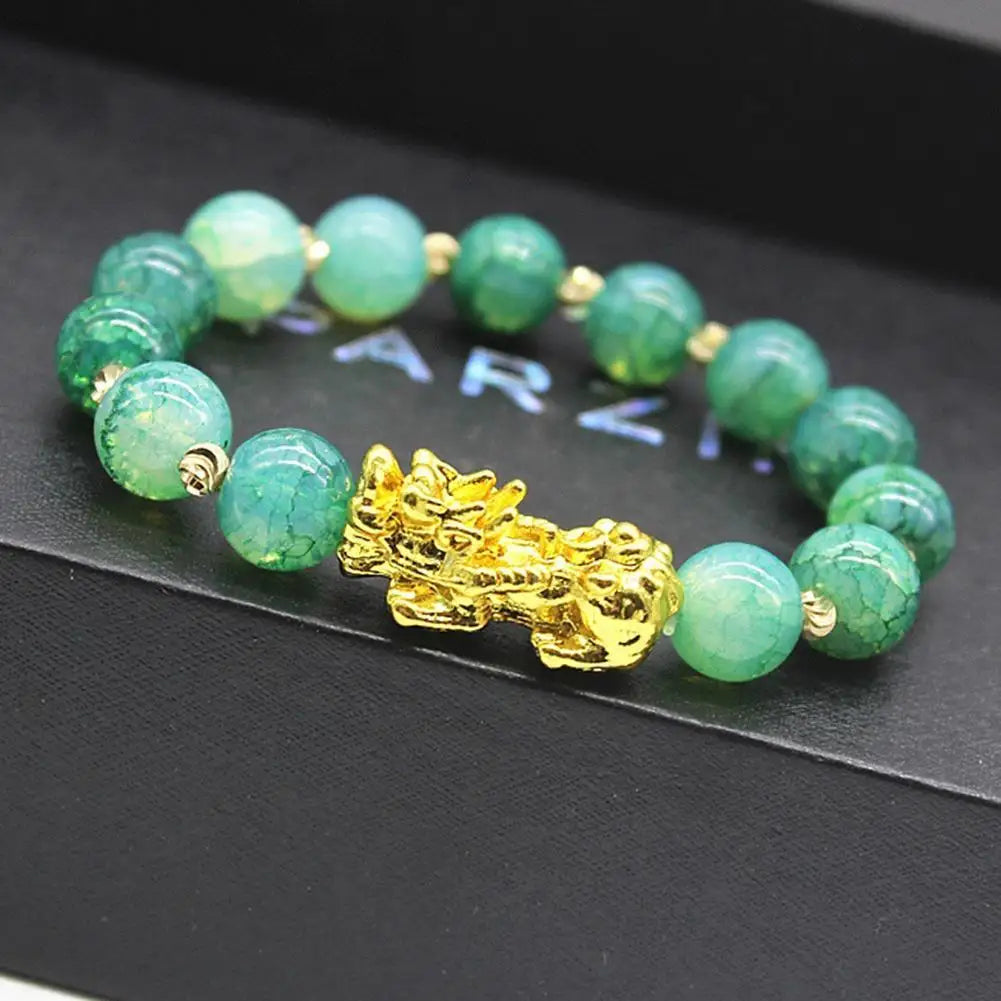 Good Fortune Chinese Lucky Charm Feng Shui Pi Yao Wealth Good Luck Bracelets Jewelry Lucky Unisex Bracelets