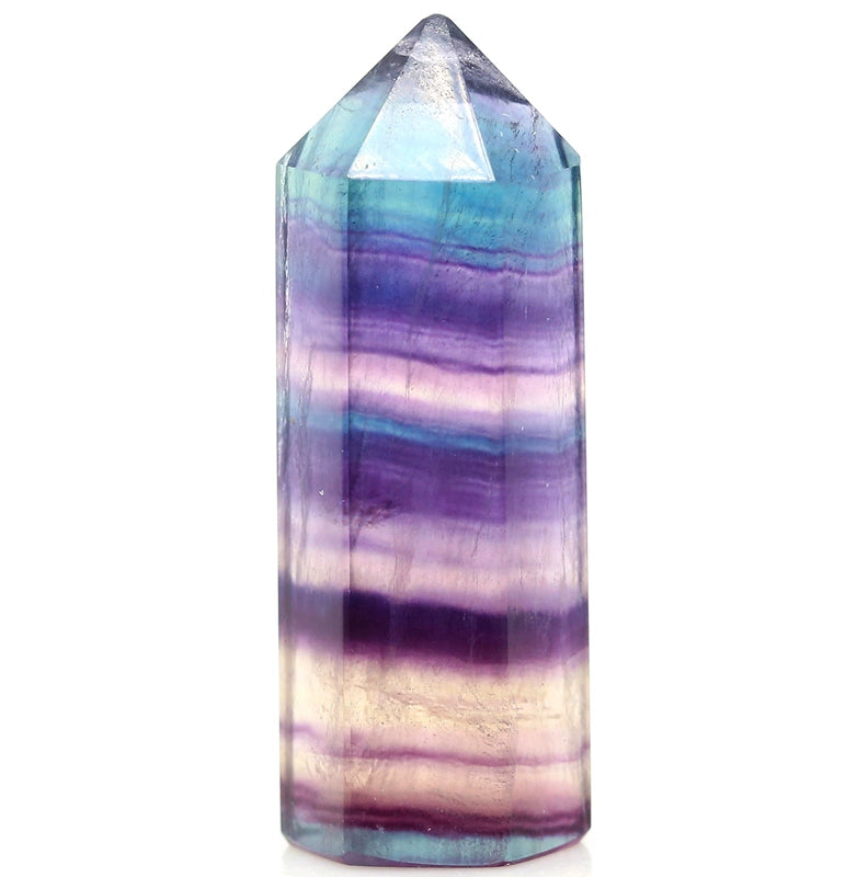 Colorful Hexagonal Crystal Ornaments Mineral Fluorite