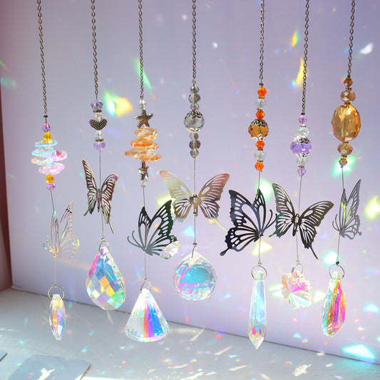 Crystal Wind Chime Sunlight Catching Sun Catchers Pendant