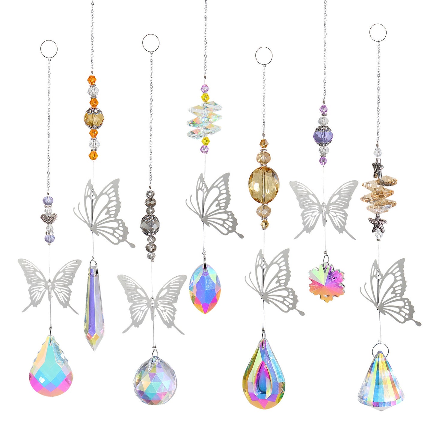 Crystal Wind Chime Sunlight Catching Sun Catchers Pendant