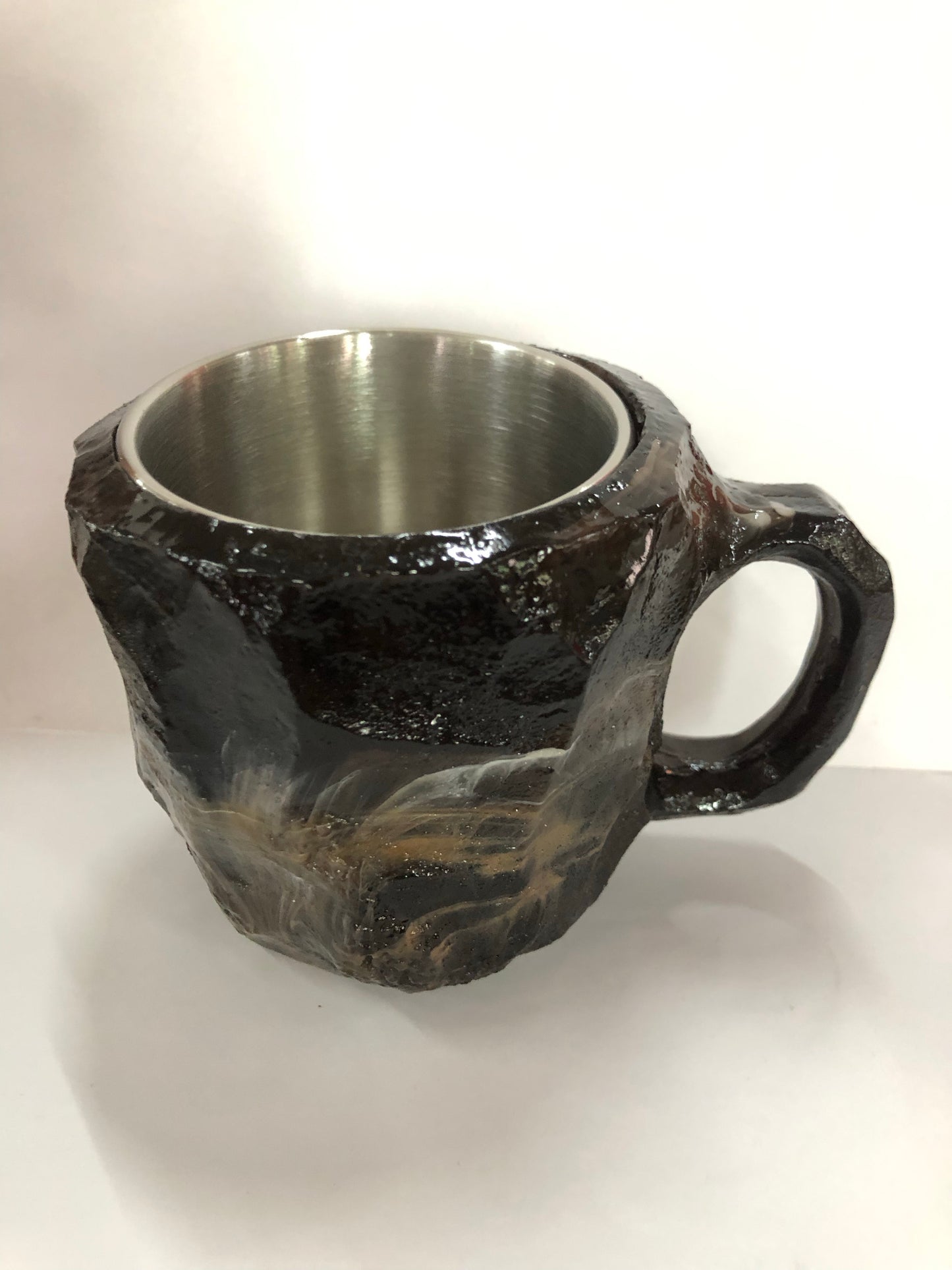 Stunning Marble Crystal Coffee Mugs With Handles Elegant European style